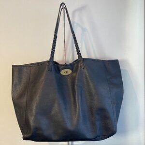 Mulberry Dorset Nappa Leather Large Black Tote  - Preowned